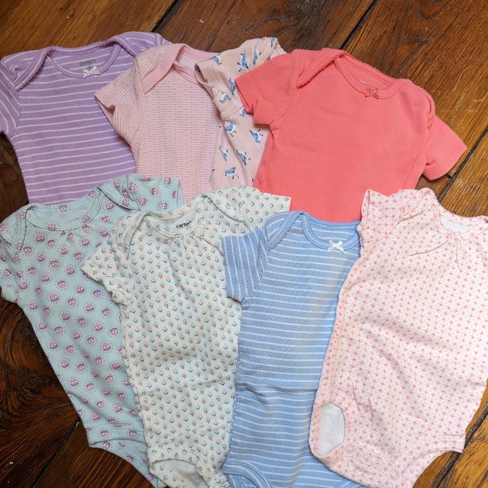 Bundle - 8 3M short sleeve onesies